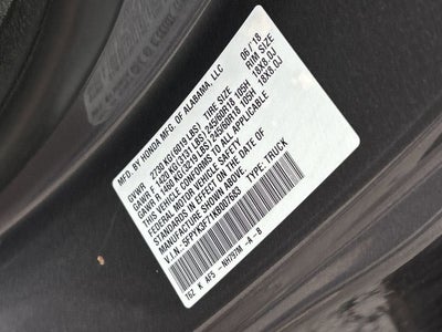 2019 Honda Ridgeline RTL-E