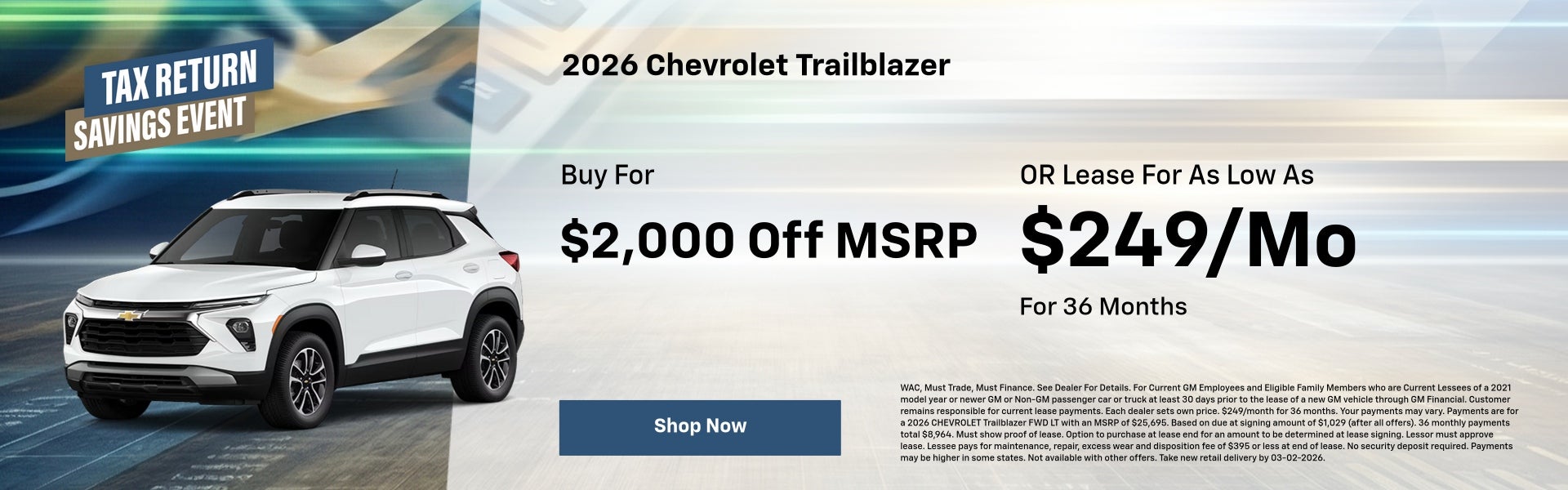 2026 Chevrolet Trailblazer